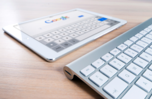 keyboard and google on ipad